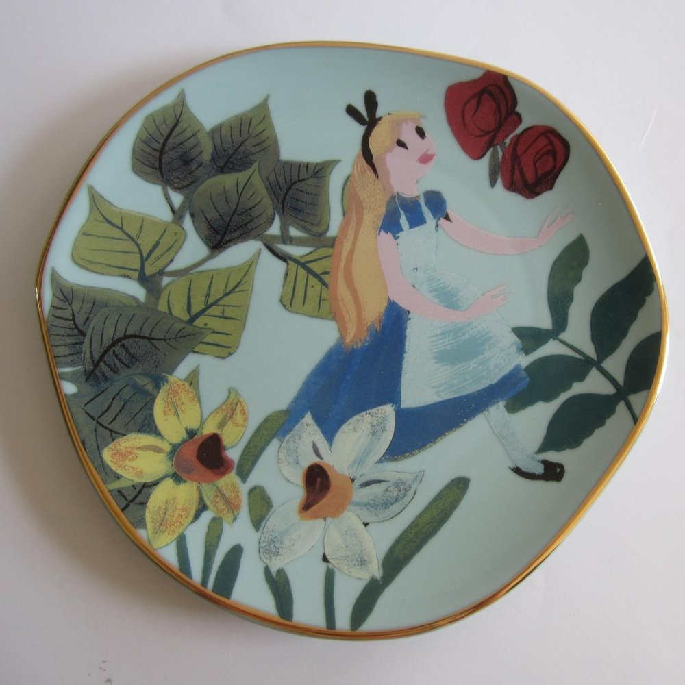 Disney Alice in Wonderland Mary Blair 4 Plates - Picture 7 of 9